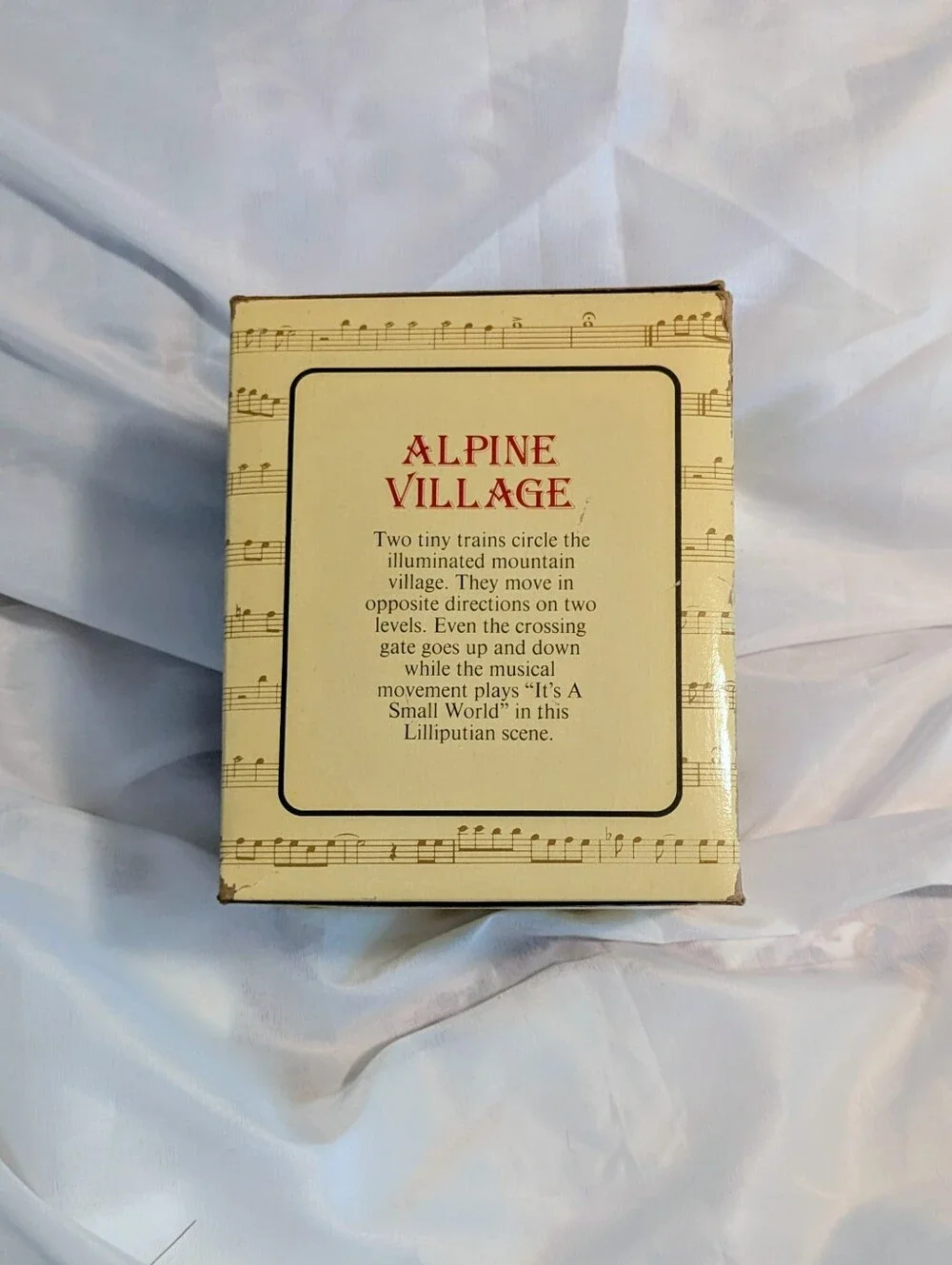 Vintage Enesco Alpine Village Music Box